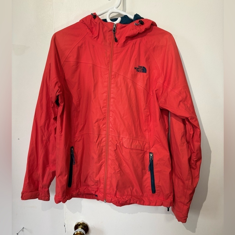 The North Face Red Windbreaker Jacket - Size Large